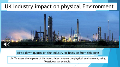 UK industry impact on the environment: Case study of Teesside