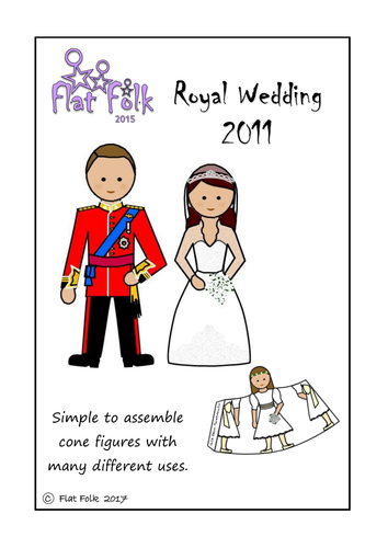 Royal Wedding 2011 - Cone figures to make
