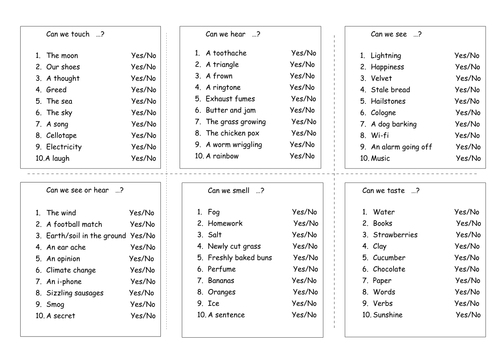 Can We Yes No Questions Quiz Teaching Resources