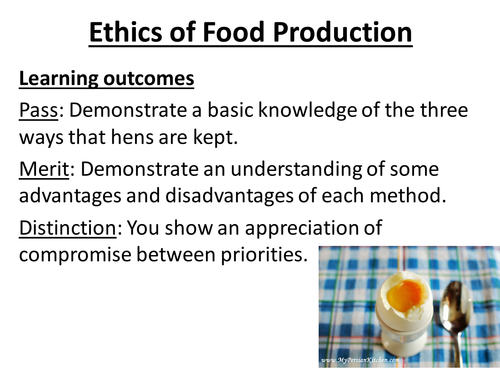 Ethics of food production, Hen eggs.