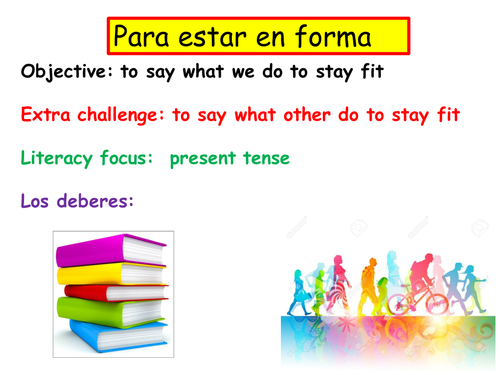 Y9 SPANISH VIVA LOWER ABILITY: TO STAY FIT