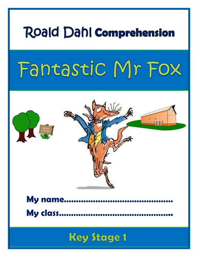 Fantastic Mr Fox - Roald Dahl - KS1 Comprehension Activities Booklet!
