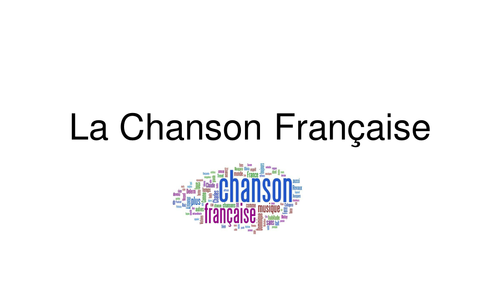 La Chanson Française Powerpoint
