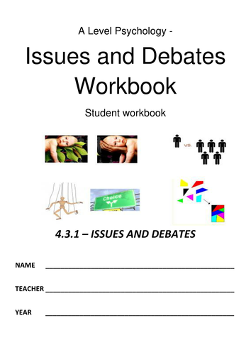 Issues and Debates - AQA Paper 3