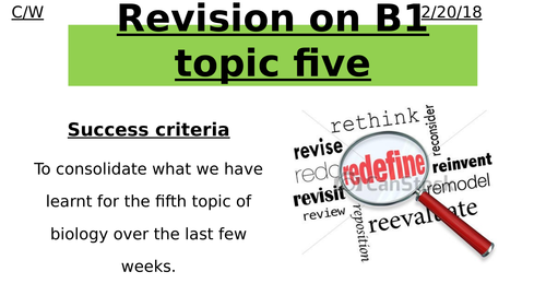 GCSE Edexcel 9-1 CB5 Combined Science HEALTH AND DISEASE TOPIC 5 revision