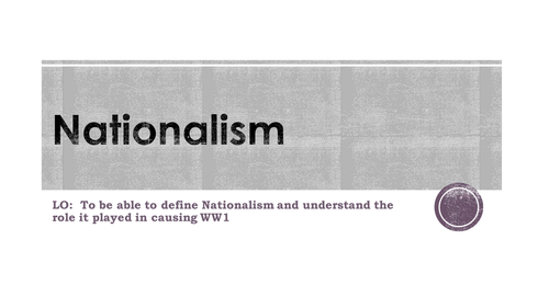 nationalism ww1