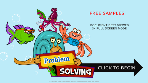 Math Problem Solving Strategies - Free Sample