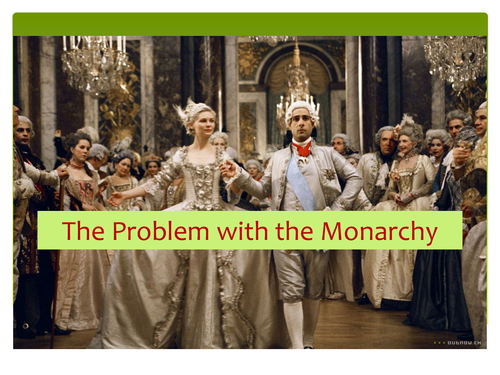 The Problem with the Monarchy: Free resource
