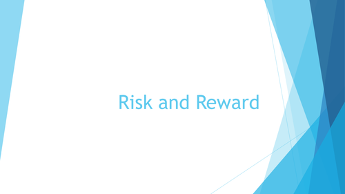 Edexcel Business Studies - Risk and reward
