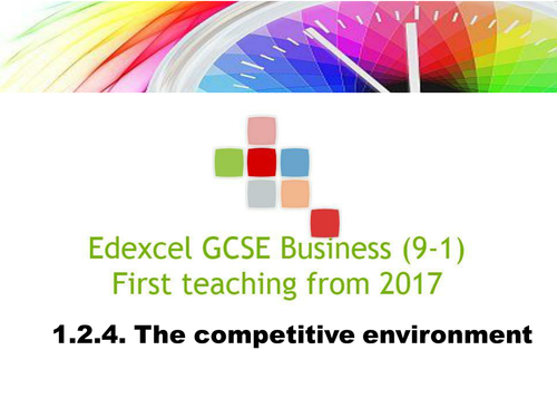 Edexcel Business studies - Competitive environment and SWOT analysis