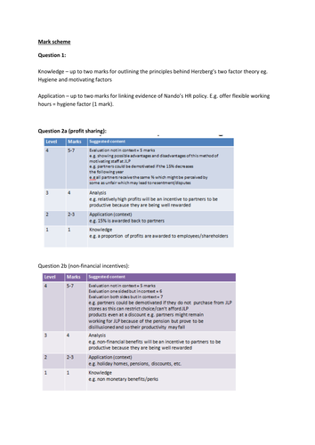 Motivational theory | Teaching Resources
