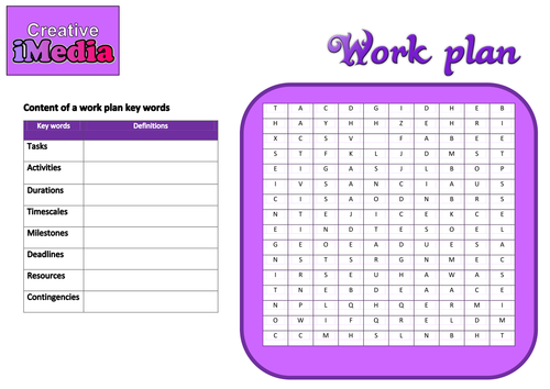 R081 Creative iMedia Wordsearch starter