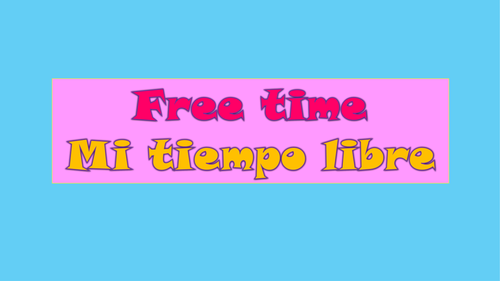 Free time Mi tiempo libre Flowcharts GCSE Spanish New Specification