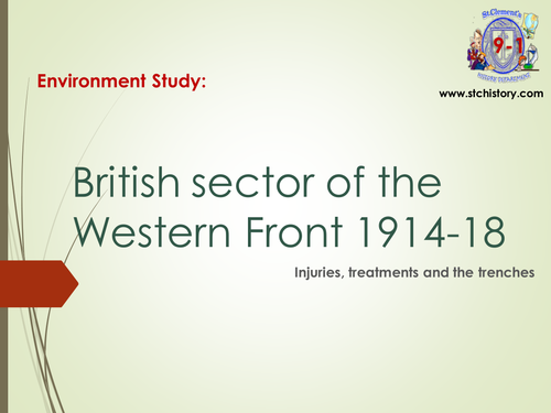 Edexcel 9-1 Environment Study TRENCHES  introduction (EDITABLE)