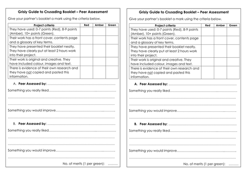 Crusades homework project