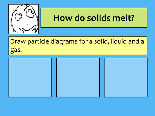 Melting and freezing lesson