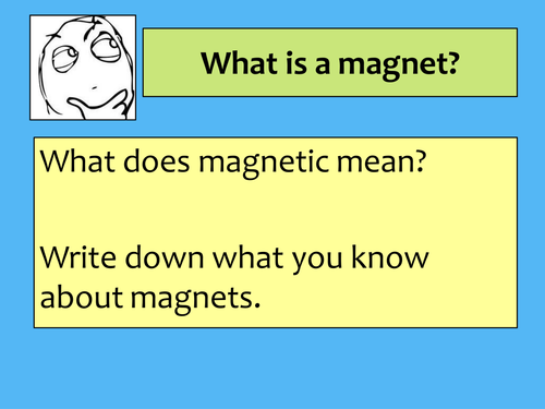 Magnets - first lesson