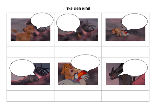 The Lion King comic strip