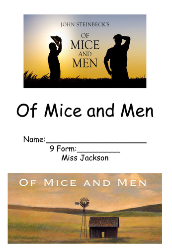 Of Mice and Men KS3 Work Booklet