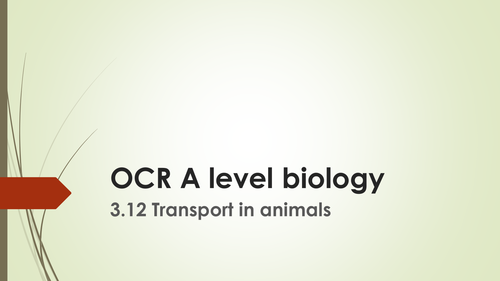 OCR A level biology-transport in animals