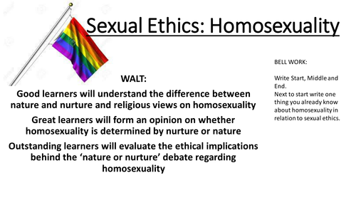 A Level Philosophy And Ethics Introduction To Sexual Ethics Lesson Teaching Resources