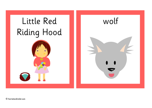 Little Red Riding Hood - Flashcards
