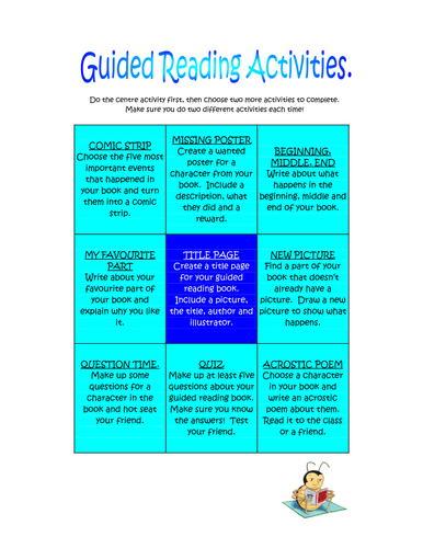 Guided Reading / Reading Comprehension Pack