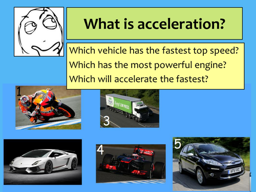 Acceleration Lesson