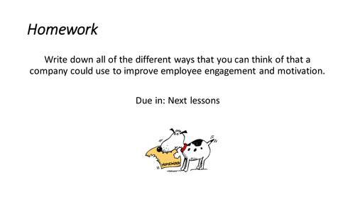 Financial and Non-Financial Motivators