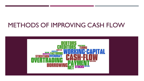 Improving cash flow