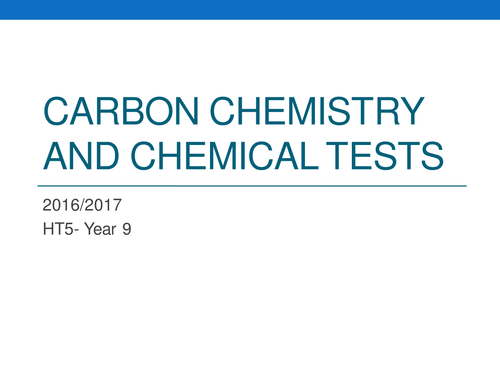 Year 9 Transition: Carbon Chemistry 4. Cracking