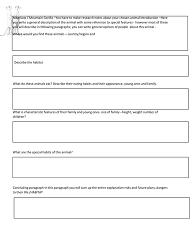 Resources to help write an explanation text