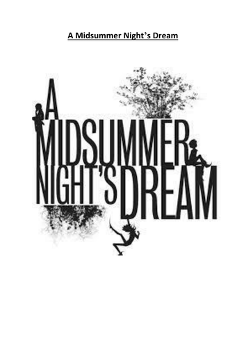 A Midsummer Night's Dream Revison Booklet