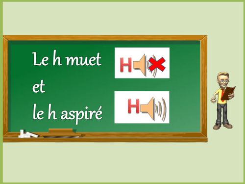 Phonétique française - French phonetics - Le h aspiré et le h muet.