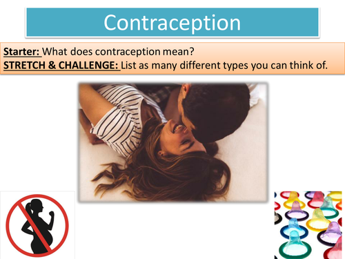2.5 Contraception - NEW Edexcel - Marriage and the Family