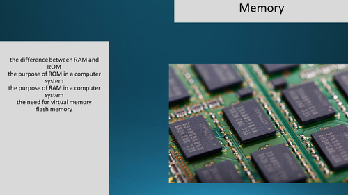 Memory Lesson for OCR Computer Science