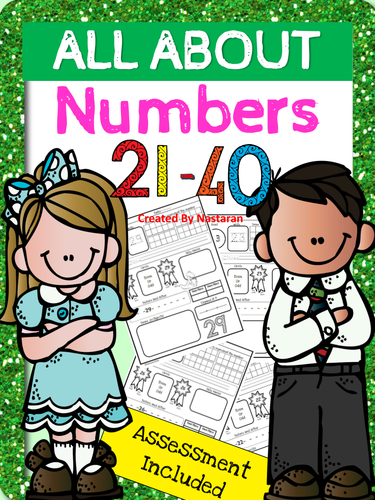 All About Numbers 21-40 + Assessment