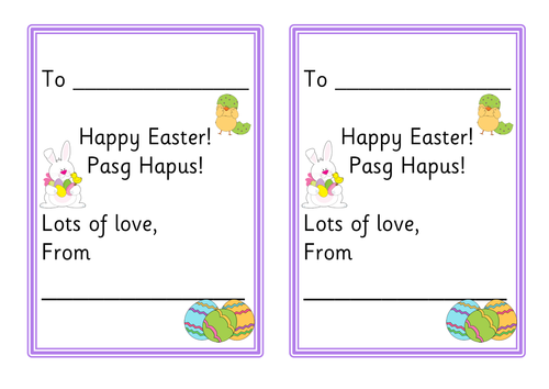 Easter Card Message