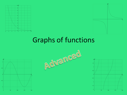 GCSE 9-1 Maths Advanced Graphs
