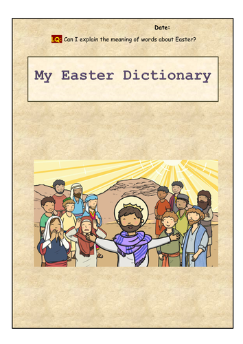 My Easter dictionary KS1