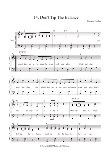 Don't Tip The Balance (song)