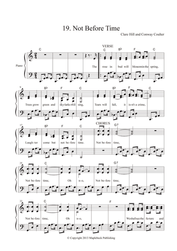 Not Before Time (song)