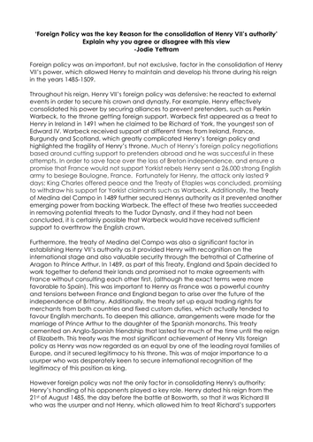 King henry the 7th picture