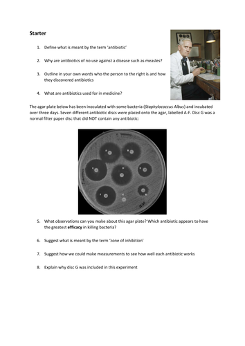 Starter: Antibiotics