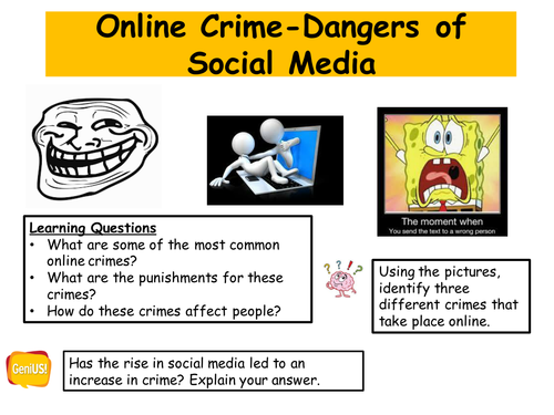 Online crime- The dangers of social media