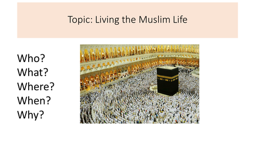 Hajj . Living the Muslim Life . Edexcel Beliefs in Action B 9-1