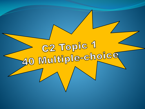 Edexcel GCSE Science C2 Revision Multiple Choice