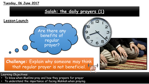 Salah: the daily prayers