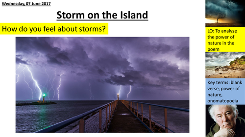 AQA Power and Conflict: Storm on the Island