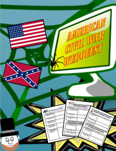 civil-war-webquest-teaching-resources